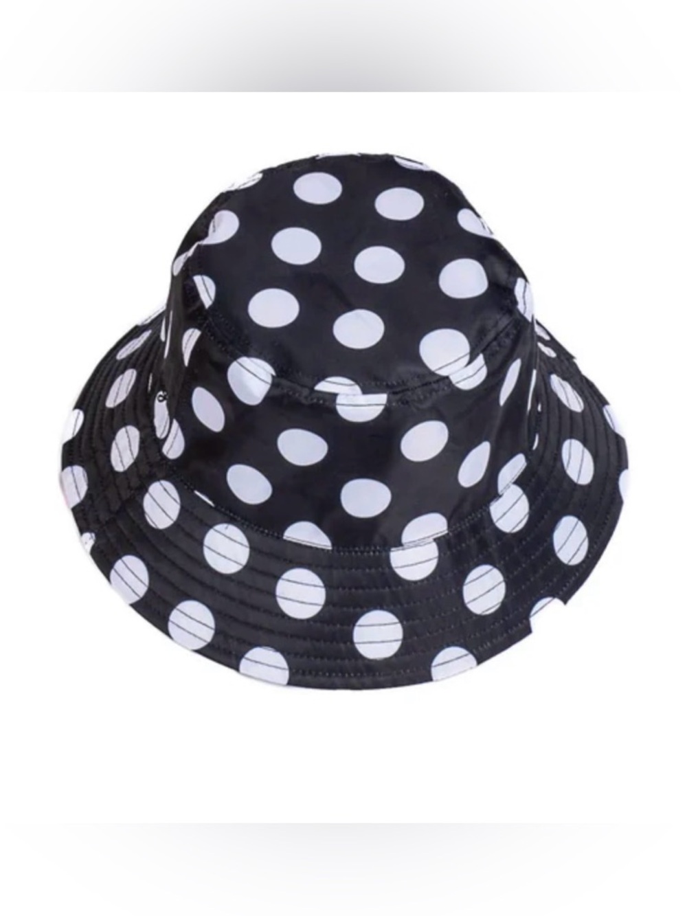 Lug Canopy Reversible Bucket Hat NWT Flamingo Black/Black Large Dot